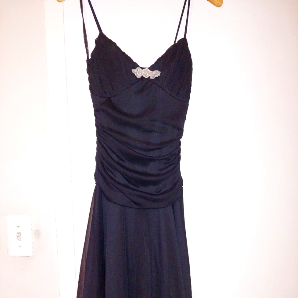 Black cocktail dress